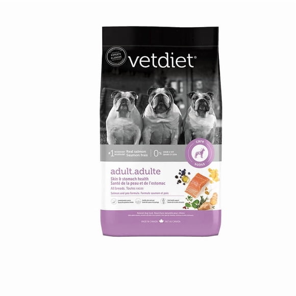Vetdiet, Adult - Skin & Stomach - Salmon & Peas - Dry Dog Food