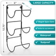 thumbnail image 2 of Sorbus Towel Holder For Bathroom Wall - 12 Level Wall Mounted Towel Rack Shelves For Rolled Bath Towels Washcloths Linen - Hanging Towel Racks For Bathroom Spa Salon Towel Storage Organizer, 2 of 5