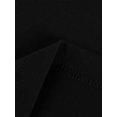 thumbnail image 4 of Innerwin Tee Butterfly Letter Printed Ladies T Shirt Holiday Short Sleeve Basic Tops Black XL, 4 of 5