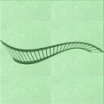 thumbnail image 1 of Ahgly Company Tapis de Zone Carré Transitionnel Lavable en Machine, Vert Menthe, 8 Pieds Carré, 1 of 7