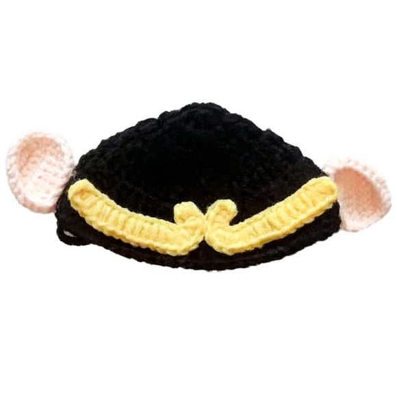 Yarn Knitted Pet Hat for Cats - Soft, Comfortable, with Elastic Band for Daily Use and Holiday Costumes