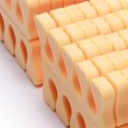 thumbnail image 4 of 100pcs Sponge Toe Separator Soft Nail Art Finger Separator Divider Spacer Manicure Pedicure Tool Orange, 4 of 5