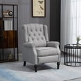 thumbnail image 2 of HOMCOM Manual Reclining Sofa with Wingback Design Armrests for Living Room, 2 of 10