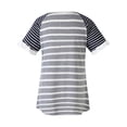 thumbnail image 5 of Vêtements de Grossesse Offres de l'Action de Grâce Liquidation Été Vêtements de Maternité pour Femmes Col Rond Manches Courtes Volants Pli Hauts de Grossesse, 5 of 5