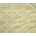 thumbnail image 4 of oneOone Polyester Lycra Fabric Dot & Bicycle Block Print Fabric By Yard 56 Inch Wide, 4 of 4