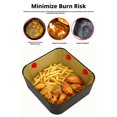 thumbnail image 4 of Air Fryer Magnets for Parchment Paper, 8PCS Strong Magnetic Silicone Clips to Secure Liners & Prevent Burning, 100 Food-Safe BPA Free, Waterproof & Heat-Resistant (0.86 inch, Black), 4 of 8