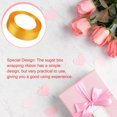 thumbnail image 3 of Gift Wrap Ribbon Wedding Clothes Making Supply Multi-color DIY Craft Accessories Festival Fabric Polyester Ribbons Box Ornaments Golden 16, 3 of 7
