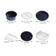 thumbnail image 1 of Less Fat Fryer Accessories Set Air Fryer Accessories Parts Cake Barrel Beef For Pancakes Make French Fries Pizza, 1 of 8