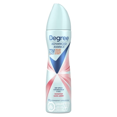 Degree Advanced Antiperspirant for Women Dry Spray Nonstop, 107 g