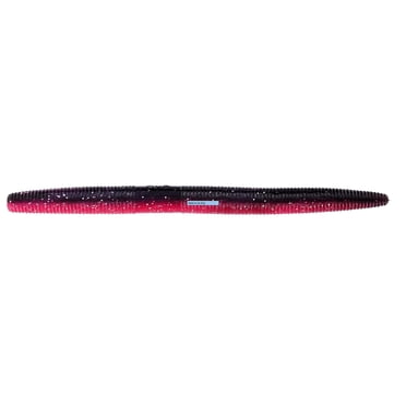 Yamamoto Gary 5'' SENKO BLACK RED W/ SILVER FLAKE (10 PACK)