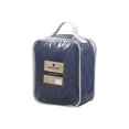 thumbnail image 4 of Woolrich Couverture Brossée en Polyester avec Reliure en Velours Cristal - Marine, 4 of 7