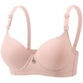 thumbnail image 2 of Kyusrd Plus Size Supportive Bra For Women'S Full Coverage Bra Adjustable Shoulder Straps Bra Soild Color Everyday Bra, 2 of 9