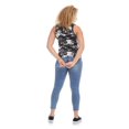 thumbnail image 3 of Paisley Sky Maternity Ruched Side Tank, 3 of 6