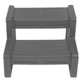 thumbnail image 4 of Vinyl Works Spa et Bain à Remous Junior en Résine Polyvalent de 22 Pouces pour la Maison Steps, Gris, 4 of 5
