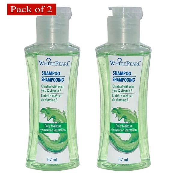 White Pearl Travel Shampoo Daily Moisture 57ml (Pack of 2)