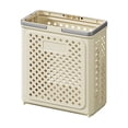 thumbnail image 3 of Feltree Foldable Laundry Hamper Wall Mountable Portable Storage Basket with Handles for Clothes Toys Home Organization Space Saving Foldable Design, 3 of 8