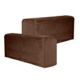 thumbnail image 1 of 2 Pcs Housse d'Accoudoir de Canapé Polyester Protecteur de Meubles pour Kaki, 1 of 7