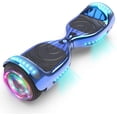 thumbnail image 1 of Hoverboard pour Ados et Adultes (Système hoverstar 2.0), Couleur Chrome et Design Coloré Hooverboard Haut-Parleur Bluetooth Huverboard avec Lumière LED Roues Clignotantes Trottinette Électrique Auto-Équilibrée Certifiée, 1 of 7