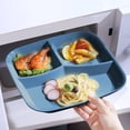 thumbnail image 3 of Divided Plates For Adults 10 Inch Plastic Reusable Dinner Plate With 3 Sections For Portion Control Picnic Camping And Family Meals, 3 of 6