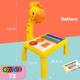 thumbnail image 4 of MesaSe Kids Drawing Desk with Projector Educational Toys with Singing Function Detachable Projection Painting Table for Child  6 Slides, 4 of 8
