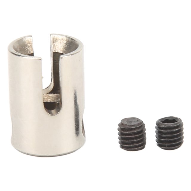 Steel Input Shaft Cup, RC Center Drive Shaft Cup High Strength Easy Maintenance Balanced Driving With Machine Screw For 1/8 Series RC Car Silver