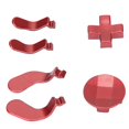 thumbnail image 3 of Metal Paddles And Pads, Replacement Interchangeable Paddles And Pads Stainless Steel Adjustable DIY Easy To Operate  For  Elite Series 2 Black,Red,Purple, 3 of 8