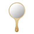 thumbnail image 1 of Tachiuwa Handheld Mirror Hairdresser Mirror Hand Mirror Makeup Mirror with Wooden Handle, 1 of 1