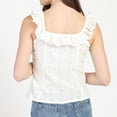 thumbnail image 2 of Bloom Girl, Button Front Eyelet Tank, Sizes XS-XL, 2 of 4