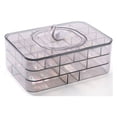 thumbnail image 1 of POINTERTECK Boîte de Rangement pour Bijoux Transparente pour Femmes Grande Capacité Boîtes à Bijoux pour Collier Boucles d'Oreilles Élastiques à Cheveux, 1 of 4