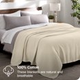 thumbnail image 2 of Bare Home Waffle Blanket - 100% Cotton - Lightweight & Breathable, 2 of 7