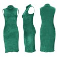 thumbnail image 4 of Pompotops Manteau une Pièce pour Femme, Deux Façons de Porter, Robe Cardigan Ajustée Réversible en Velours, Manteau Long Ample, Ensemble Deux Pièces + Ceinture en Solde, 4 of 8