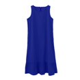 thumbnail image 3 of Cadeaux de la Fête des Mères, Kcavykas Robe Maxi Bohème, Robe Décontractée de Mode pour Femmes Couleur Gilet Sans Manches Douce Plissée, 3 of 5