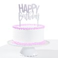 thumbnail image 3 of Cake Top HBD Slv Acr, 3 of 3