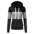 thumbnail image 1 of RKSTN Womens Sweatshirt Fashion Casual Patchwork Color Loose Hoodies Loose Pullove Drawstring Blouse with Pockets, 1 of 4