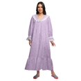 thumbnail image 1 of Moomaya Printed Nightdress For Ladies Cotton Ruffled Border Nursing Nightwear, 1 of 5