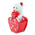 thumbnail image 4 of Way to Celebrate Valentine’s Day Plush Toy In Gift Box, Teddy Bear<br>​​, 4 of 5