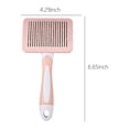 thumbnail image 3 of LSLJS Pet Grooming Brush Double Sided Shedding and Dematting Undercoat Rake Comb for Dogs and Cats Extra Wide Dog Grooming Brush Dog Shedding Brush, Cat Grooming Brush, 3 of 7