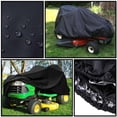 thumbnail image 1 of Liquidation Aujourd'hui! Housse de Tondeuse à Chevaucher pour Tracteur, Accessoires de Tondeuse Familiale, Protection Extérieure Imperméable pour Tondeuses, Housse Durable pour le Rangement de l'Équipement de Jardin, 1 of 3
