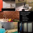 thumbnail image 5 of Fasade Traditional Style 4 Decorative Vinyl Backsplash Kit 15 sq ft Polished Copper, 5 of 5