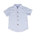 thumbnail image 1 of Chemisier et Chemise à Manches Courtes Col Rabattu, Chemises pour Enfants Manches Courtes Graphique Chemise Fine Unie Décontractée pour Garçon de 3-11 Ans Chemise à Manches Courtes pour Enfants, 1 of 3