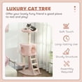 thumbnail image 4 of PawHut 47" Cat Tree Tower with Condo, Ladder, Scratching Posts, Ball, 4 of 10