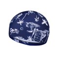 thumbnail image 3 of Swimming Cap Swim Pool Bathing Hat Fashion Comfortable Summer Unisex Bathing Cap Style E, 3 of 9