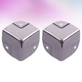 thumbnail image 3 of 4Pcs Stainless Steel Cosmetic Case Aluminum Case Corner Protector Wrap Corner Desk Corner Guard(7201A-40), 3 of 9