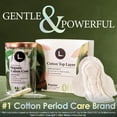 thumbnail image 4 of L. Cotton Tampons Regular Absorbency, Free from Chlorine Bleaching, Pesticides, Fragrances, or Dyes, 4 of 19