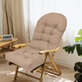 thumbnail image 3 of jinwen High Back Patio Chair Cushion Indoor Outdoor High Back Rocking Chair Cushion Khaki, 3 of 8
