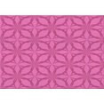 thumbnail image 1 of Ahgly Tapis Rectangulaire Lavable en Machine Intérieur Transitionnel Rose Profond, 6 Pieds x 9 Pieds, 1 of 7
