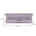 thumbnail image 2 of Women Ladies Sequins Clutch Handbag Evening Wedding Party Pouch Purse Wallet Bag, 2 of 5