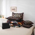 thumbnail image 4 of YST Scarlet Persian 7-Piece Vintage Floral Comforter Set, Full Size Boho Mandala Bedding, Retro Tribal Pattern, 4 of 4
