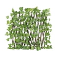 thumbnail image 1 of Retractable Garden Fence with Artificial Leaves Edging Border Panel - Sweet Potato Leaves, 1 of 8