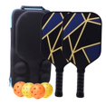 thumbnail image 2 of Premium s Racquets for Outdoor and Indoor Lightweight Carbon Fiber Pickleball Rackets for Beginners Advanced Style A, 2 of 10